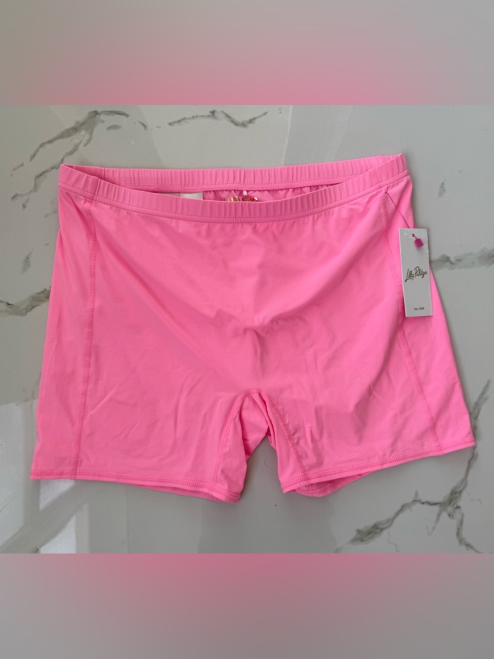 Lilly Pulitzer Light Pink Bike Shorts NWT size L